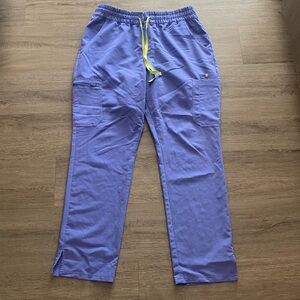 FIGS High Waisted Dowa Scrub Pants - Blueberry, Large